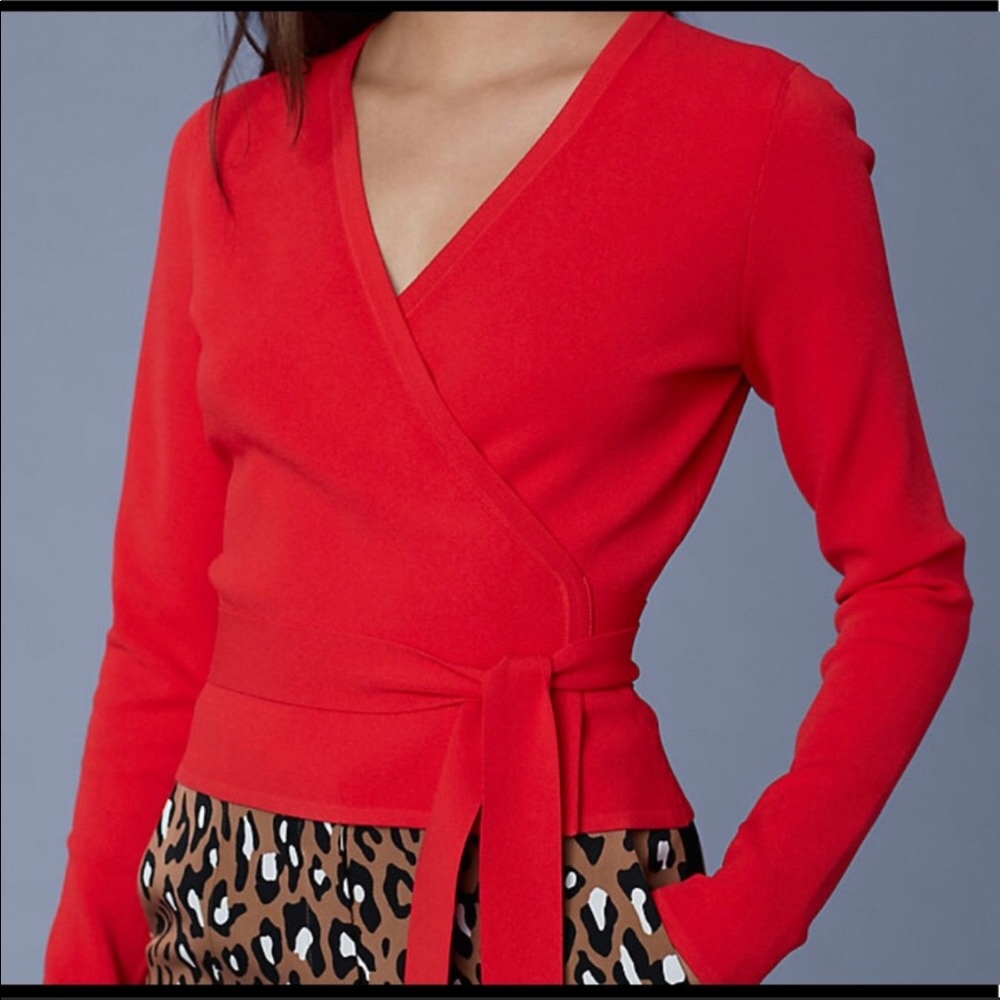 DVF long sleeve top